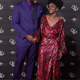 Winston Duke (l) and Lupita Nyong’o attend UK exclusive screening of ‘Us’ on March 14, 2019 in London, England.